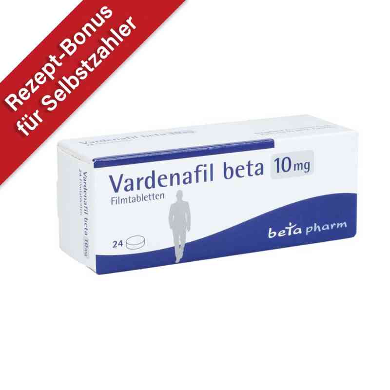 Vardenafil beta 10 mg Filmtabletten 24 stk von betapharm Arzneimittel GmbH PZN 16358548