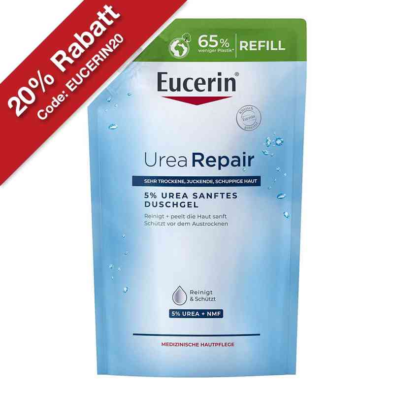 Eucerin UreaRepair 5% Urea Sanftes Duschgel Nachfüllpackung 400 ml von Beiersdorf AG Eucerin PZN 19116202