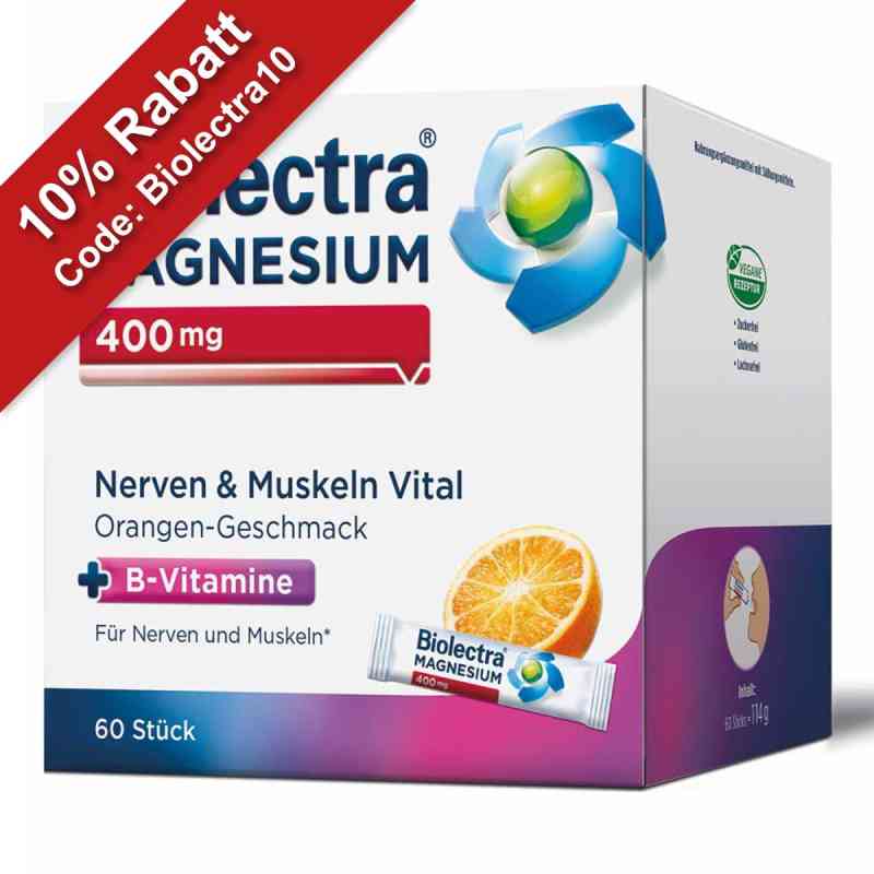 Biolectra Magnesium 400 mg Nerven & Muskeln Vital 60 stk von HERMES Arzneimittel GmbH PZN 19150883