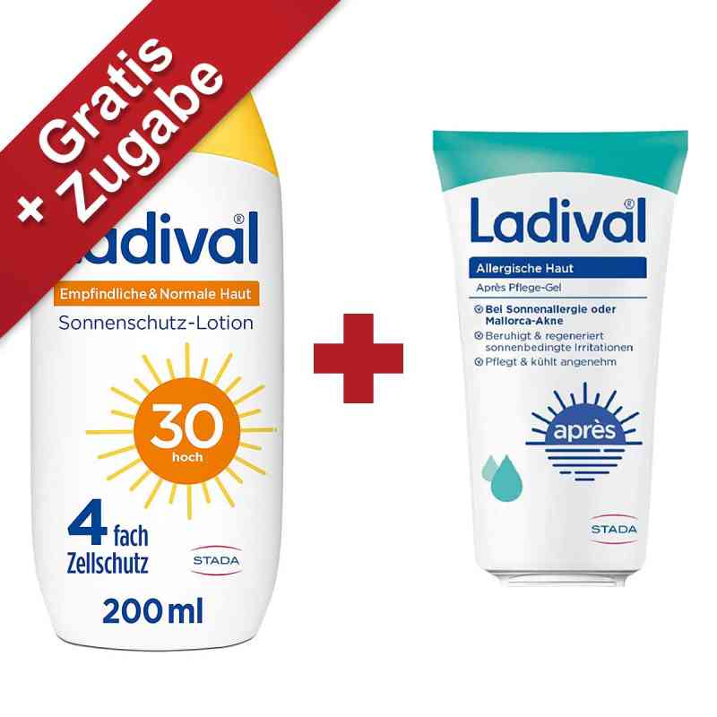 Ladival Empfindliche & Normale Haut Sonnenschutz-Lotion LSF 30 200 ml von STADA Consumer Health Deutschland GmbH PZN 19362651