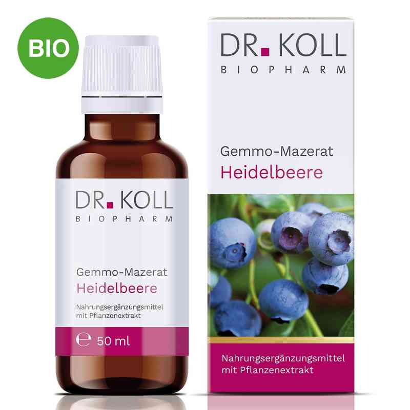Dr. Koll Gemmo-Mazerat Heidelbeere Tropfen 50 ml von Dr. Koll Biopharm GmbH PZN 20059981