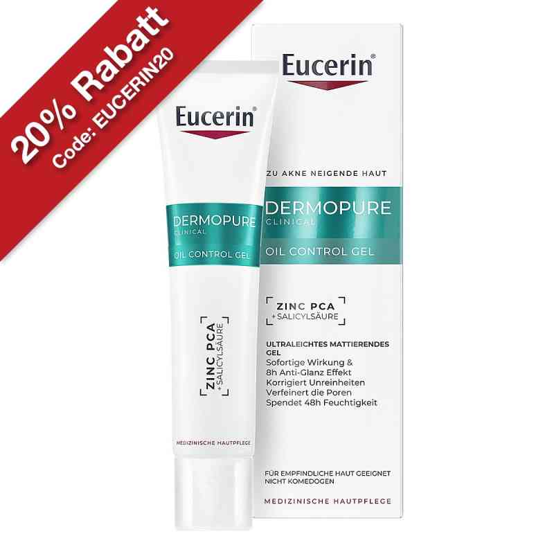 Eucerin Dermopure Clinical Oil Control Gel 40 ml von Beiersdorf AG Eucerin PZN 20286458
