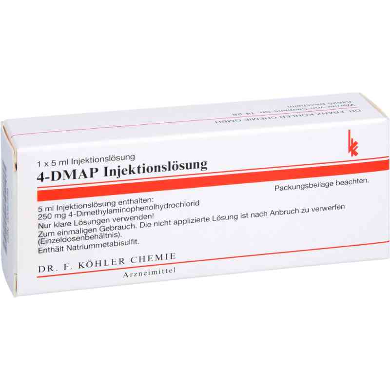 4-dmap Ampullen Antidotlösung 5 ml von Dr. F. Köhler Chemie GmbH PZN 02057599