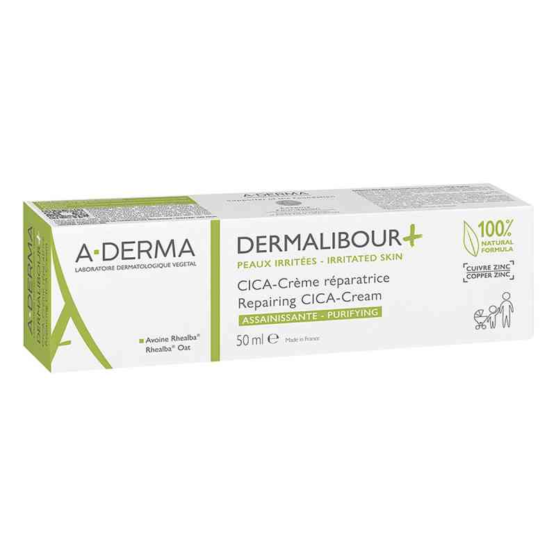 A-Derma Dermalibour+ CICA Reparierende Creme 50 ml von PIERRE FABRE DERMO KOSMETIK GmbH PZN 16665173