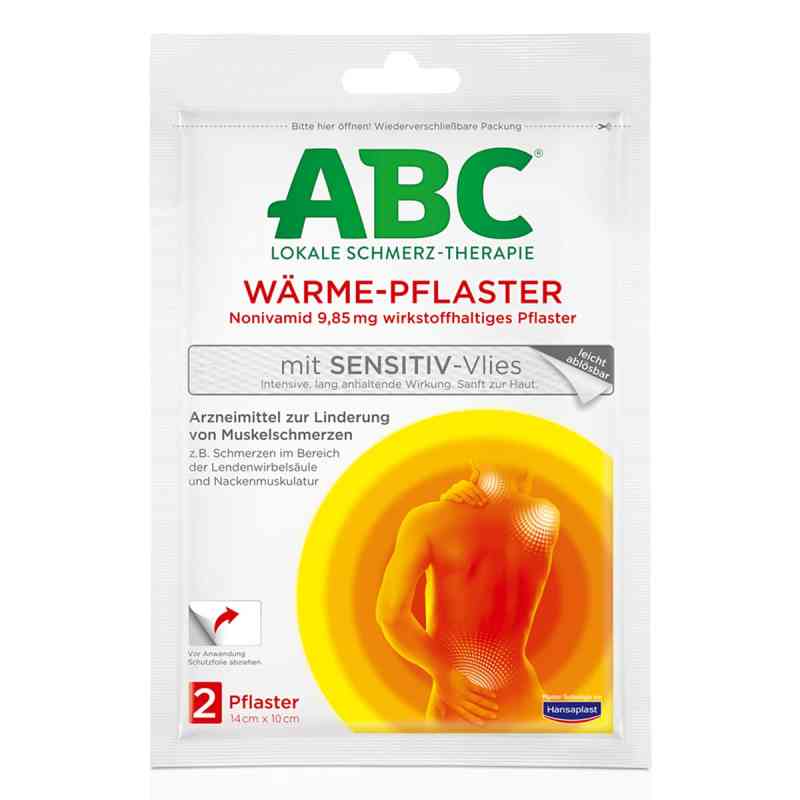 Abc Wärme-pflaster Sensitive-vlies Hansaplast Med 2 stk von Beiersdorf AG PZN 19690272
