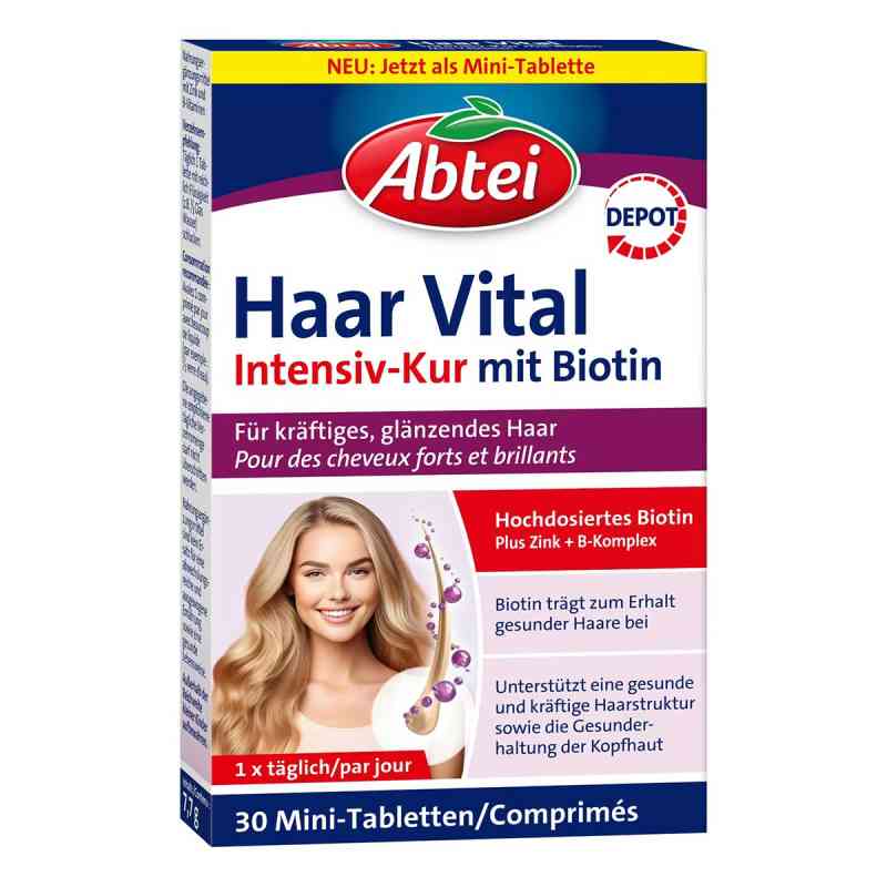 Abtei Haar Vital Intensiv-Kur mit Biotin Tabletten 30 stk von Perrigo Deutschland GmbH PZN 19622129