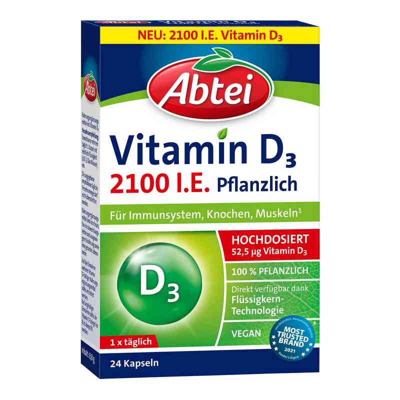 Abtei Vitamin D3 2100 I.e. Pflanzlich Kapseln 24 stk von Perrigo Deutschland GmbH PZN 16820610