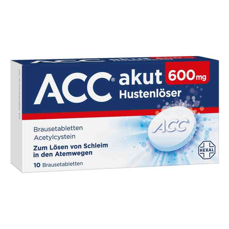 ACC® akut 600 mg Hustenlöser Brausetabletten 10 stk von Hexal AG PZN 06197481