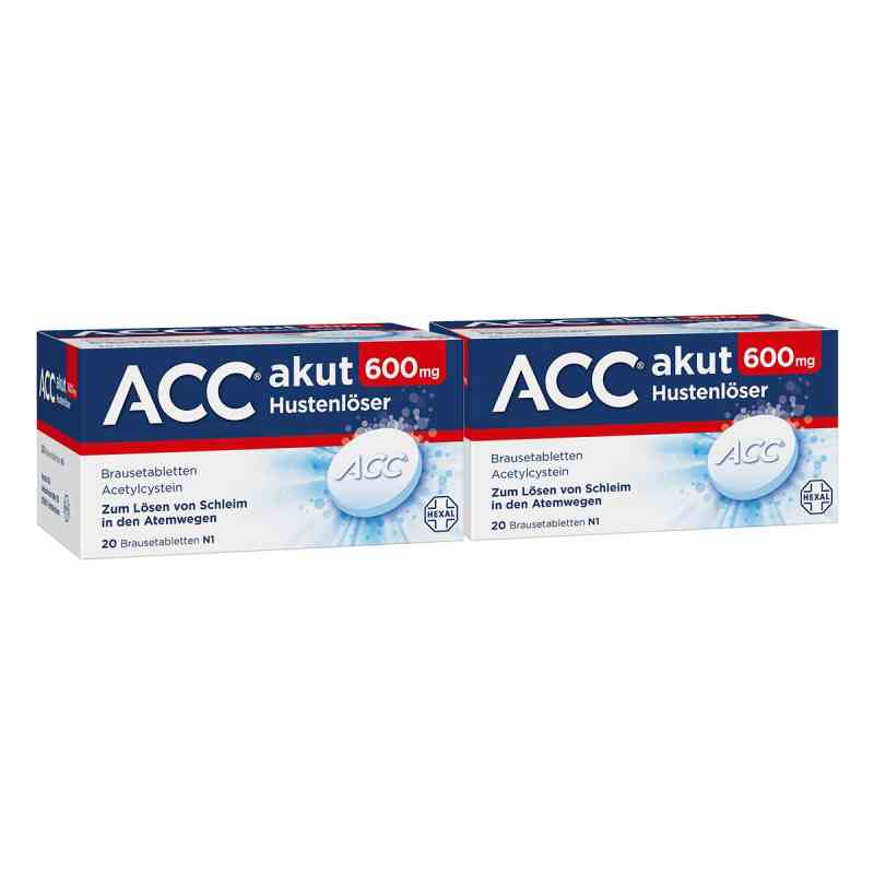 ACC akut 600mg Hustenlöser 2x20 stk von Hexal AG PZN 08100485
