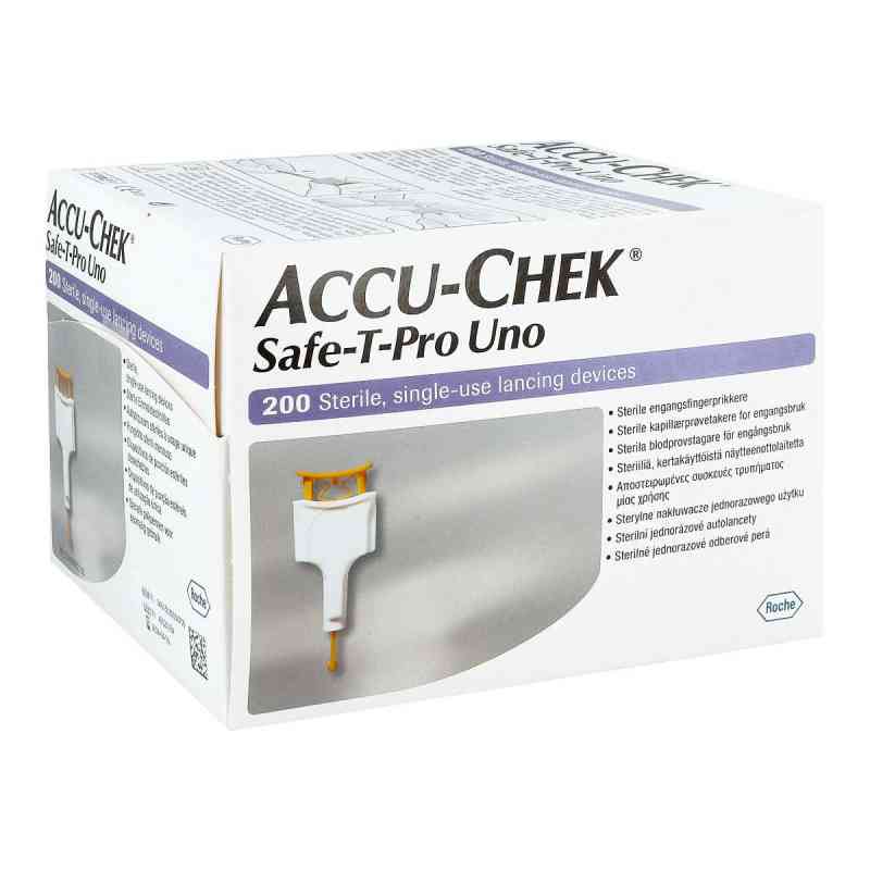 Accu Chek Safe T Pro Uno Ii Lanzetten 200 stk von Roche Diabetes Care Deutschland  PZN 06143663