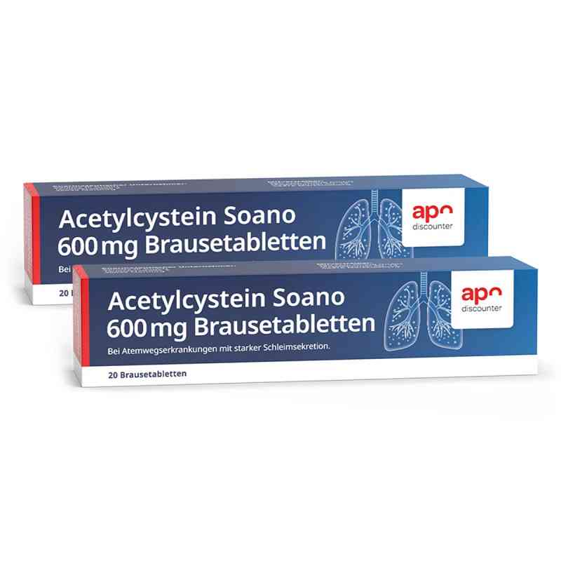 Acetylcystein 600 mg Hustenlöser Brausetabletten  2x20 stk von apo.com Group GmbH PZN 08107643