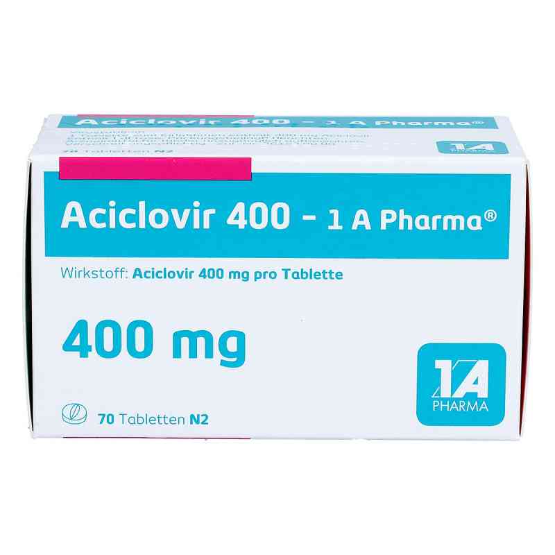 Aciclovir 400-1A Pharma 70 stk von 1 A Pharma GmbH PZN 04119034