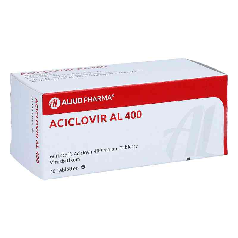 Aciclovir AL 400 70 stk von ALIUD Pharma GmbH PZN 07558107