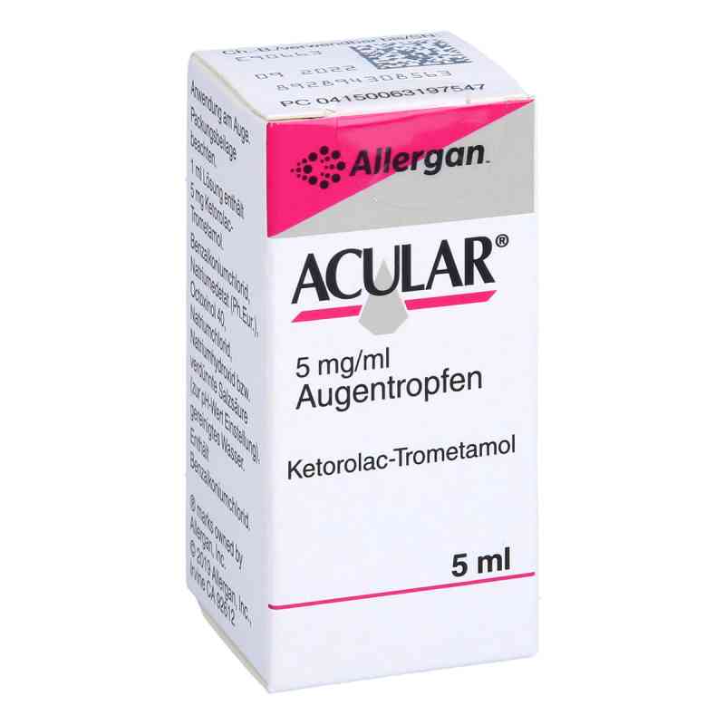 Acular 5 mg/ml Augentropfen 5 ml von AbbVie Deutschland GmbH & Co. KG PZN 06319754