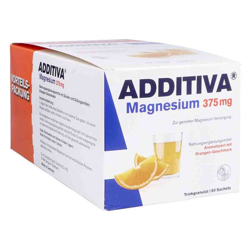 Additiva Magnesium 375 mg Sachets 60 stk von Dr.B.Scheffler Nachf. GmbH & Co. KG PZN 11654093