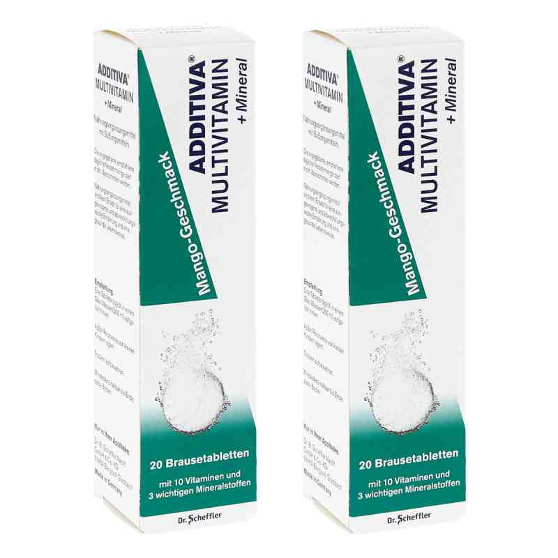 Additiva Multivitamin + Mineral Mango-Geschmack Brausetabletten 2x20 stk von Dr.B.Scheffler Nachf. GmbH & Co. KG PZN 08107208