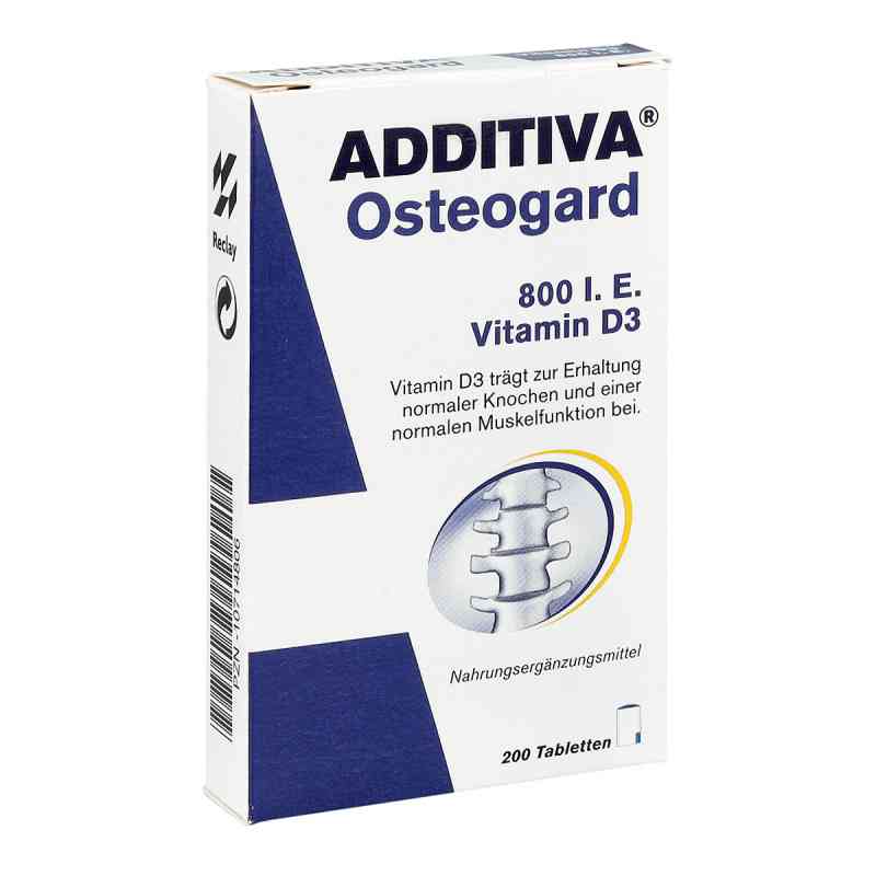Additiva Osteogard 800 I.e. Vitamin D3 Tabletten 200 stk von Dr.B.Scheffler Nachf. GmbH & Co. KG PZN 10714806