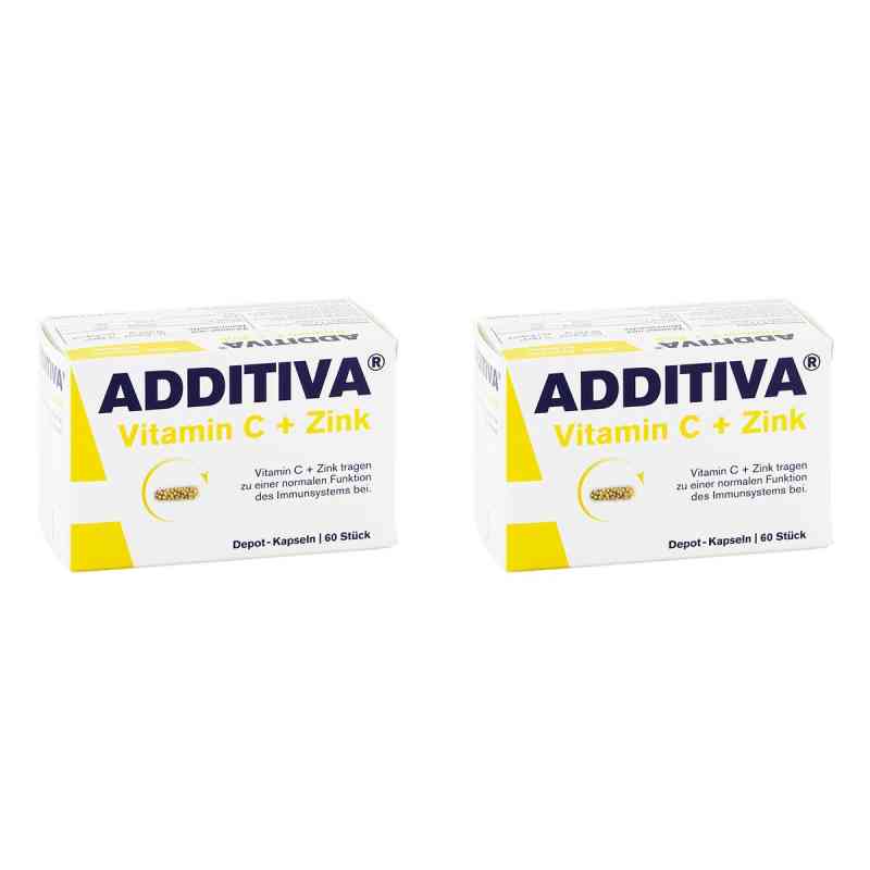 Additiva Vitamin C Depot 300 mg Kapseln 2x60 stk von Dr.B.Scheffler Nachf. GmbH & Co. KG PZN 08107219