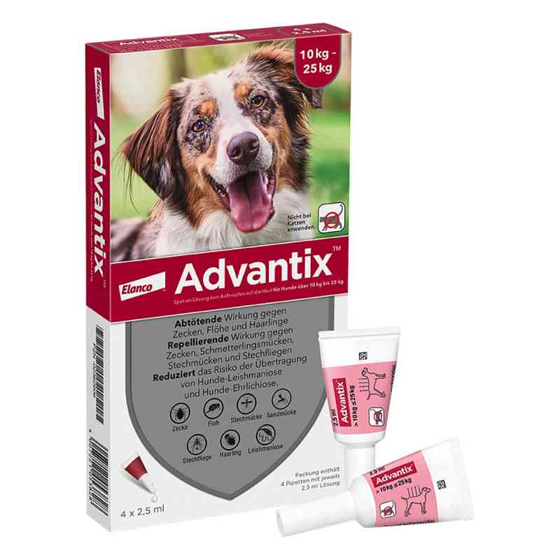 Advantix Spot-On für Hunde 10 bis 25 kg 4 stk von Elanco Deutschland GmbH PZN 02362606