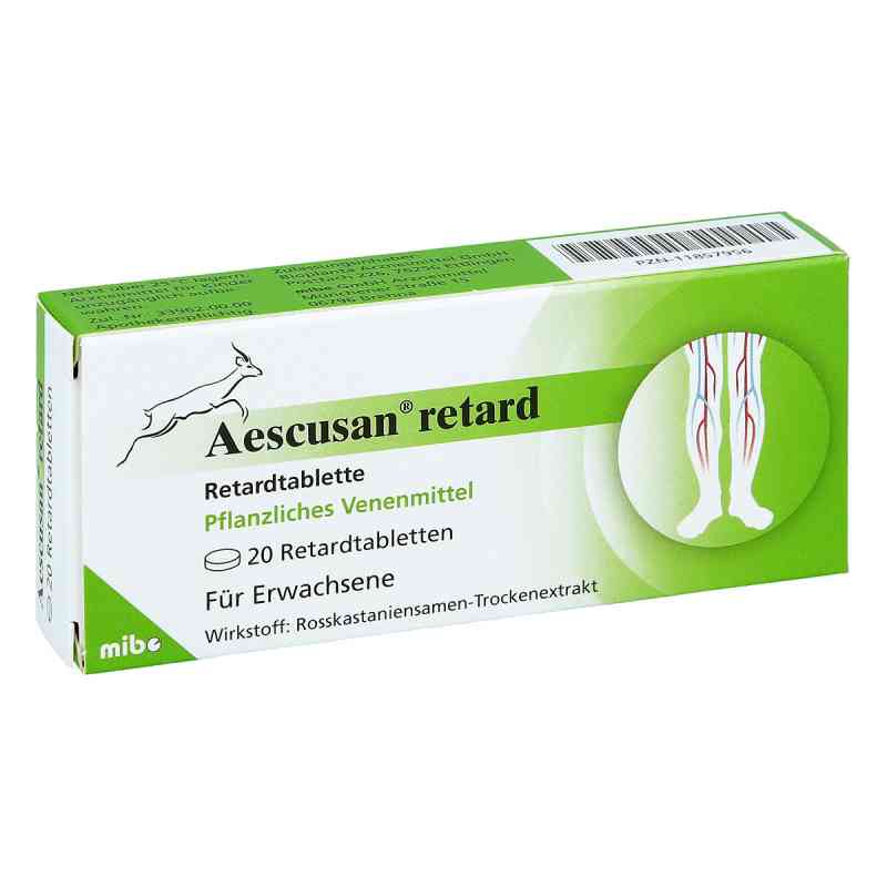 Aescusan retard Retardtabletten 20 stk von MIBE GmbH Arzneimittel PZN 11857956