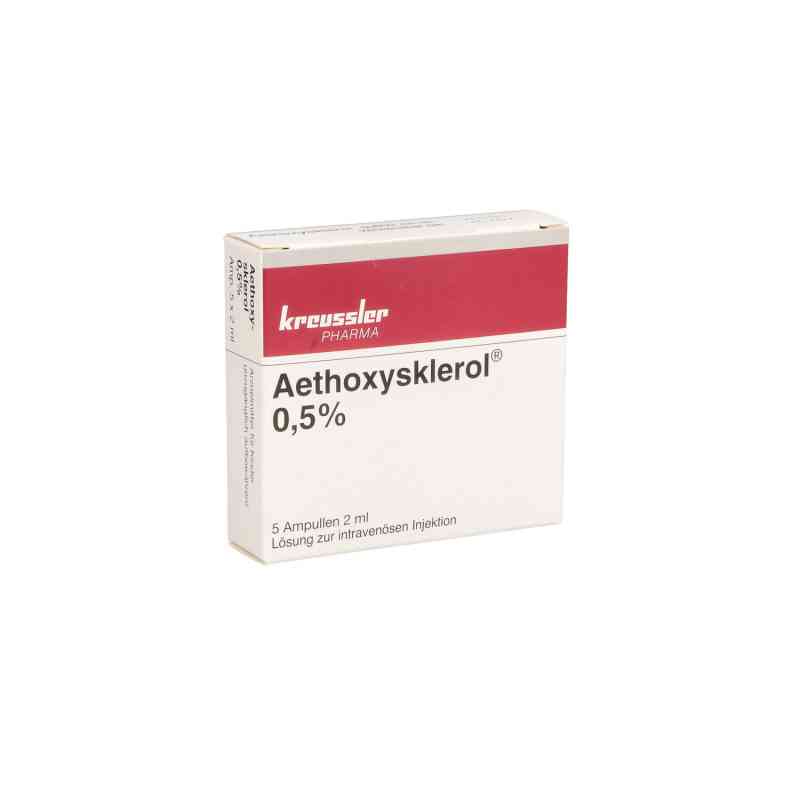 Aethoxysklerol 0,5% Injektionslösung 5X2 ml von Chem. Fabrik Kreussler & Co. GmbH PZN 01291910