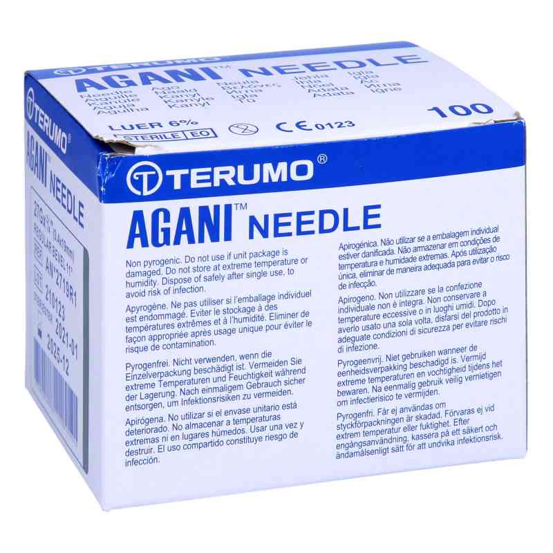 Agani Kanüle 27 G 19 mm grau 100 stk von Terumo Deutschland GmbH PZN 01803008