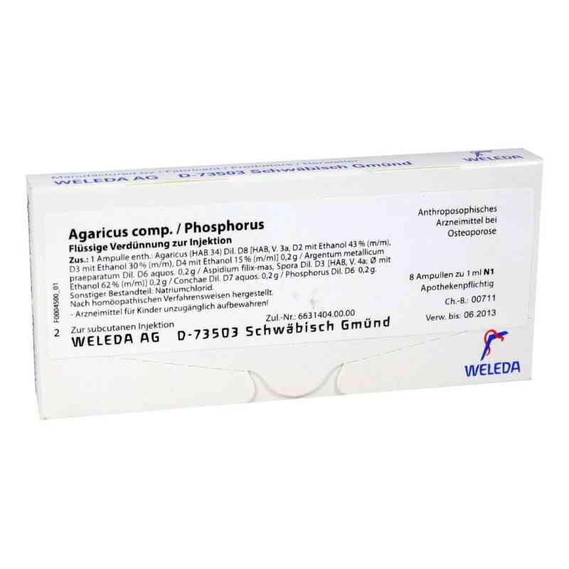 Agaricus Comp./phosphorus Ampullen 8X1 ml von WELEDA AG PZN 01617197