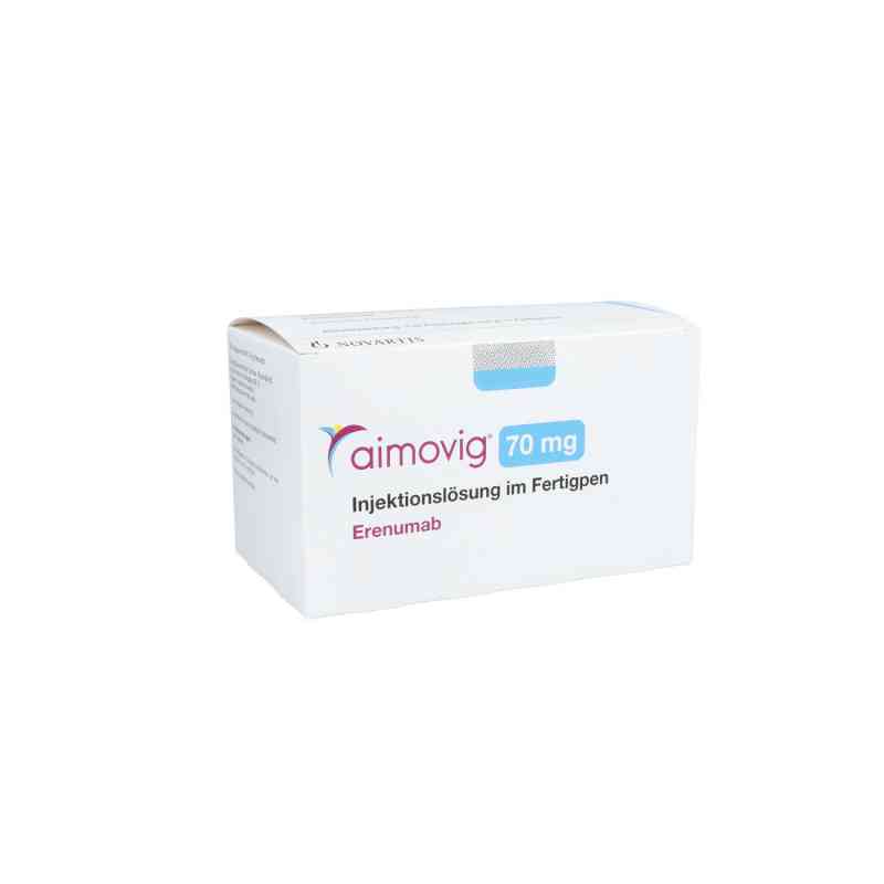 Aimovig 70 mg Injektionslösung in einem Fertigpen 3X1 stk von NOVARTIS Pharma GmbH PZN 14292176