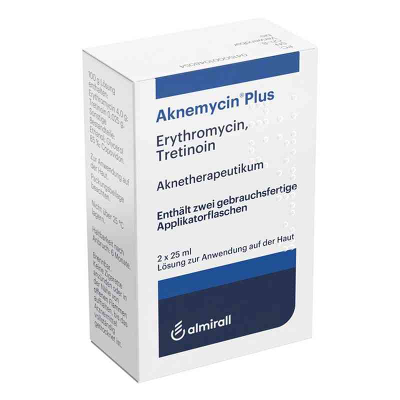 Aknemycin Plus Lösung 2X25 ml von ALMIRALL HERMAL GmbH PZN 00104805