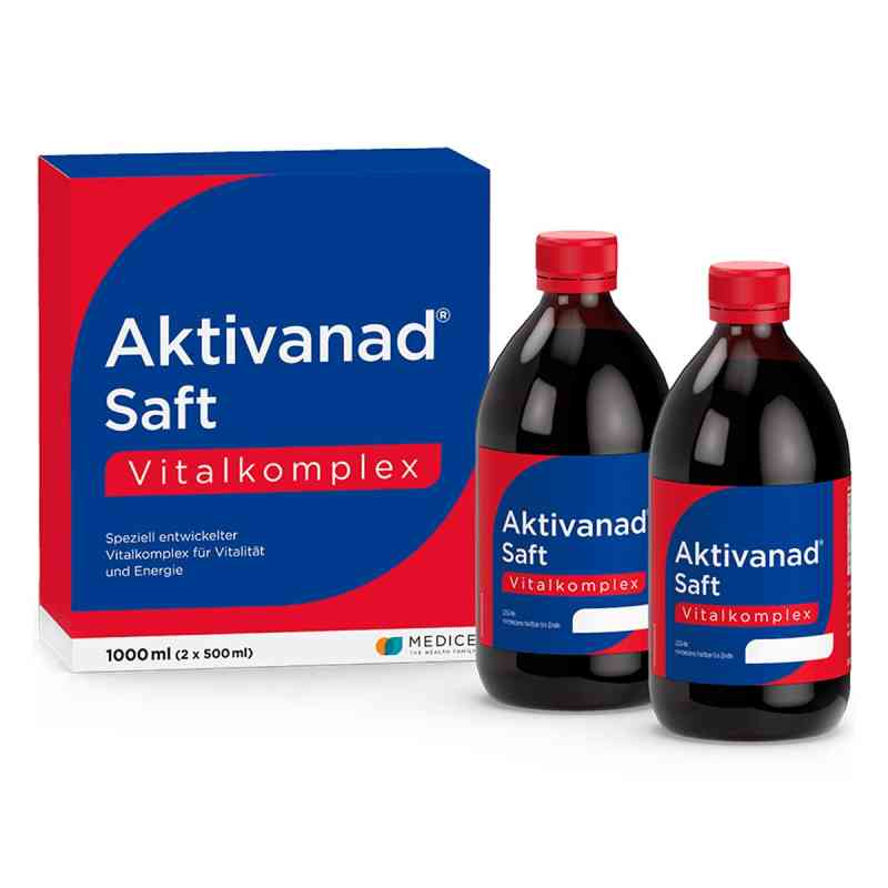 Aktivanad Saft bei Erschöpfung wegen Vitamin-B Mangel 2X500 ml von MEDICE Arzneimittel Pütter GmbH&Co.KG PZN 11278336