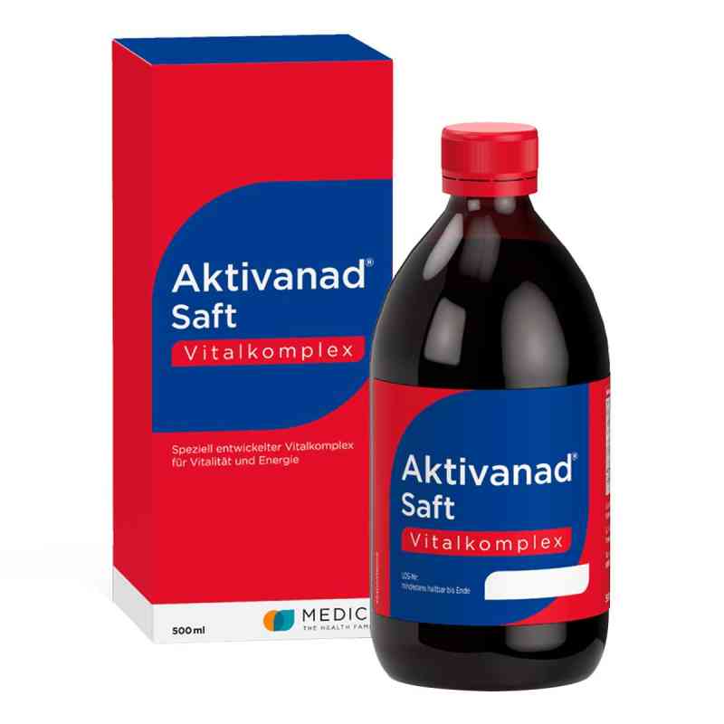 Aktivanad Saft bei Erschöpfung wegen Vitamin-B Mangel 500 ml von MEDICE Arzneimittel Pütter GmbH&Co.KG PZN 11278307