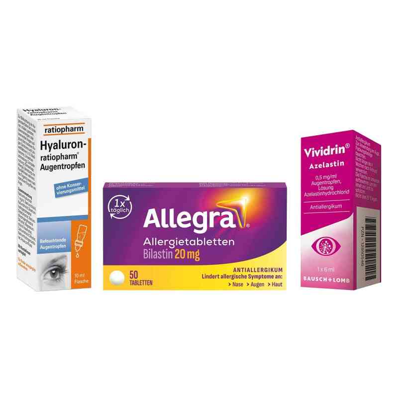 Allergie Set: Heuschnupfen Augen Fokus 1 Set von  PZN 08107526