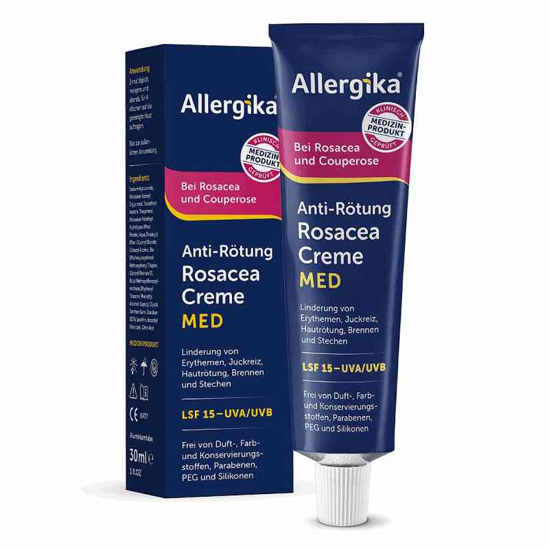 Allergika Anti-Rtung Rosacea Creme Med 30 ml