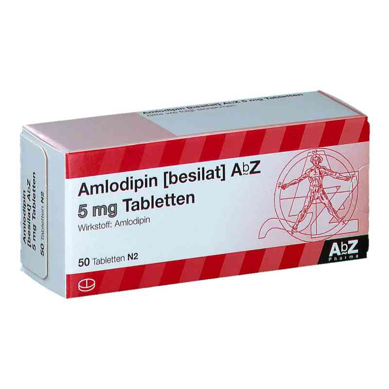 Amlodipin (besilat) AbZ 5mg 50 stk von AbZ Pharma GmbH PZN 04342967