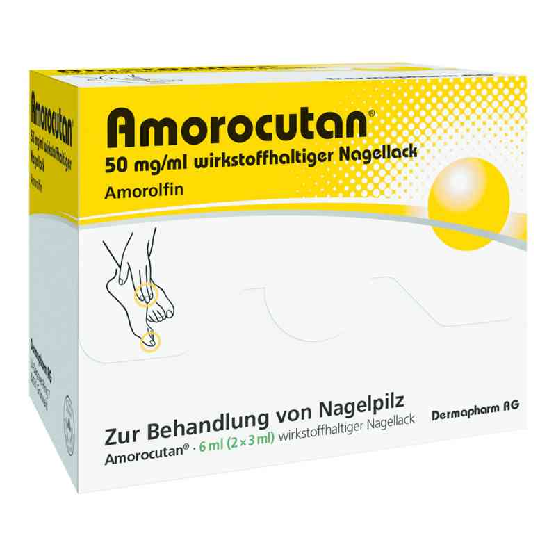Amorocutan 50mg/ml bei Nagelpilz 6 ml von DERMAPHARM AG PZN 10050559