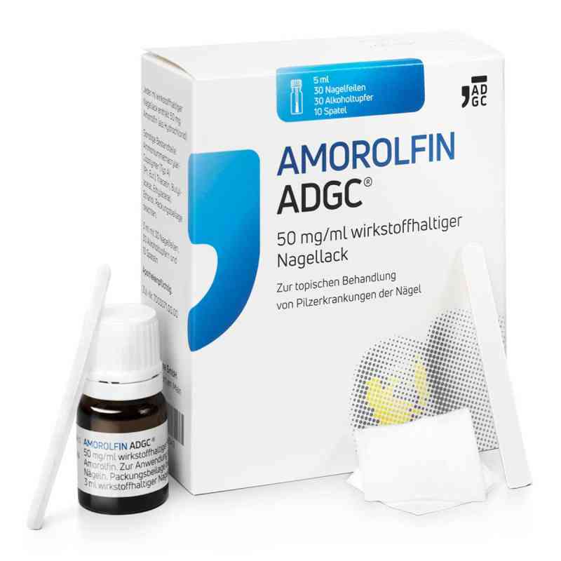 Amorolfin ADGC 50 mg/ml wirkstoffhaltiger Nagellack 5 ml von Zentiva Pharma GmbH PZN 18002666