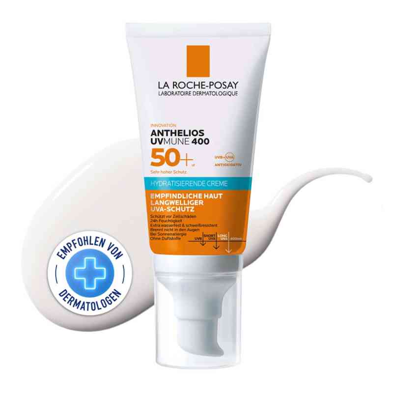 Anthelios Hydratisierende Creme UVMune 400 LSF 50+ 50 ml von L'Oreal Deutschland GmbH PZN 17636601
