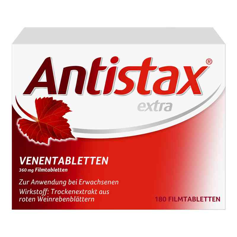 Antistax extra Venentabletten bei Venenleiden & Venenschwäche 180 stk von Sanofi-Aventis Deutschland GmbH  PZN 16156023