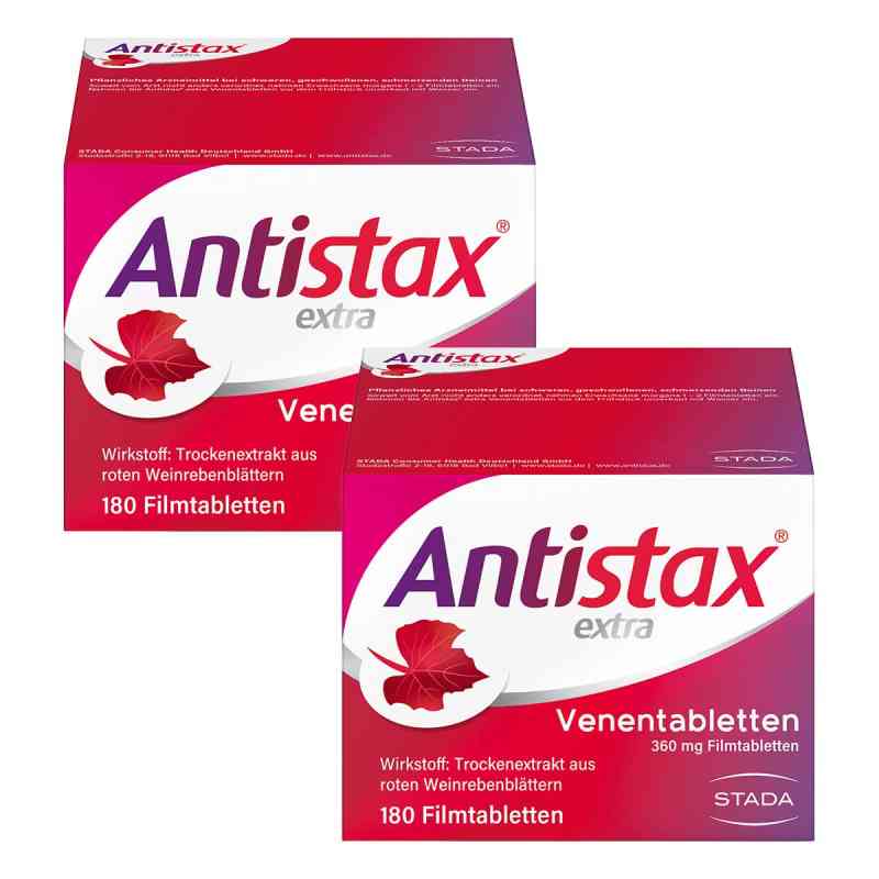 Antistax extra Venentabletten bei Venenleiden & Venenschwäche 2x180 stk von STADA Consumer Health Deutschland GmbH PZN 08103187
