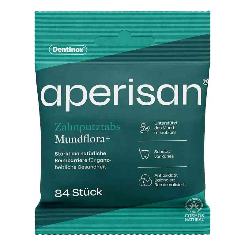 Aperisan® Zahnputztabs Mundflora+ 84  von Dentinox Gesellschaft für pharmazeutische Präparat PZN 19964261