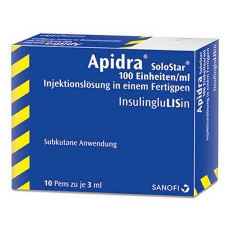 Apidra 100 Einheiten/ml SoloStar Fertigpen 10X3 ml von Sanofi-Aventis Deutschland GmbH PZN 05387699