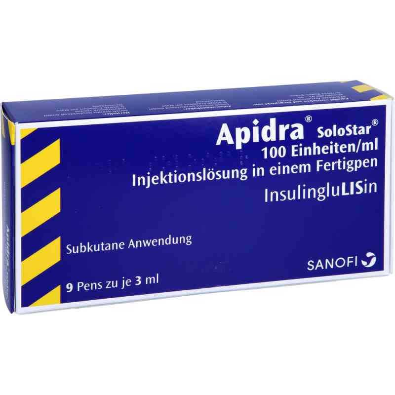 Apidra 100 Einheiten/ml SoloStar Fertigpen 9X3 ml von Docpharm GmbH PZN 11313570