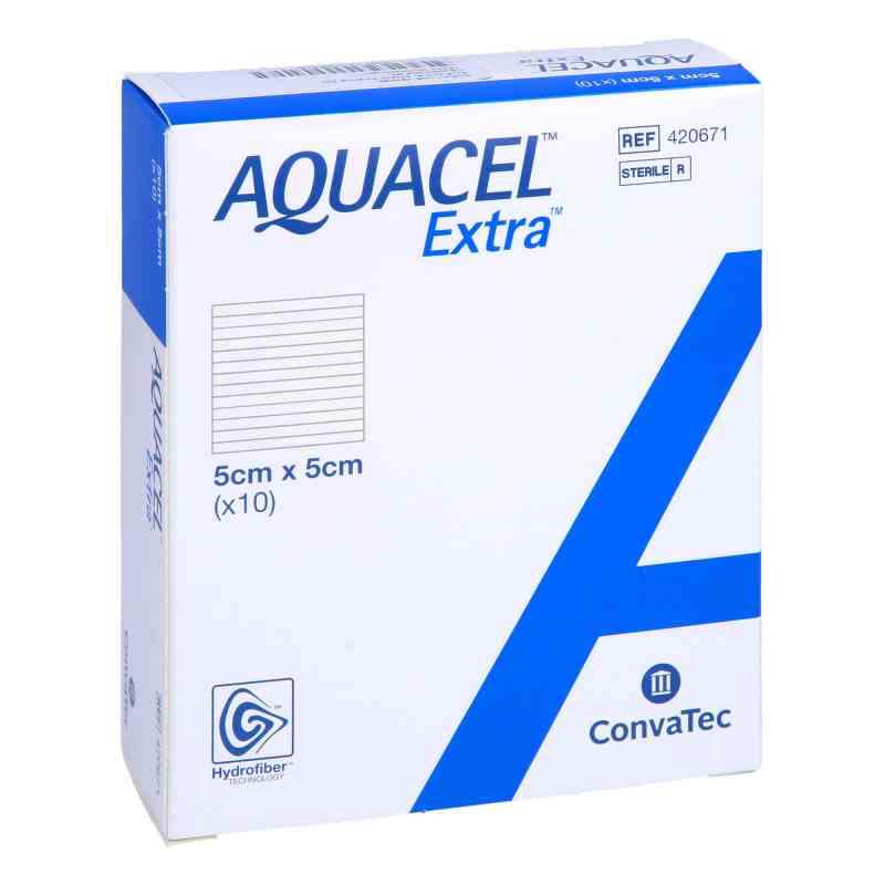 Aquacel Extra 5x5 cm Verband 10 stk von + Prisoma GmbH PZN 16595024
