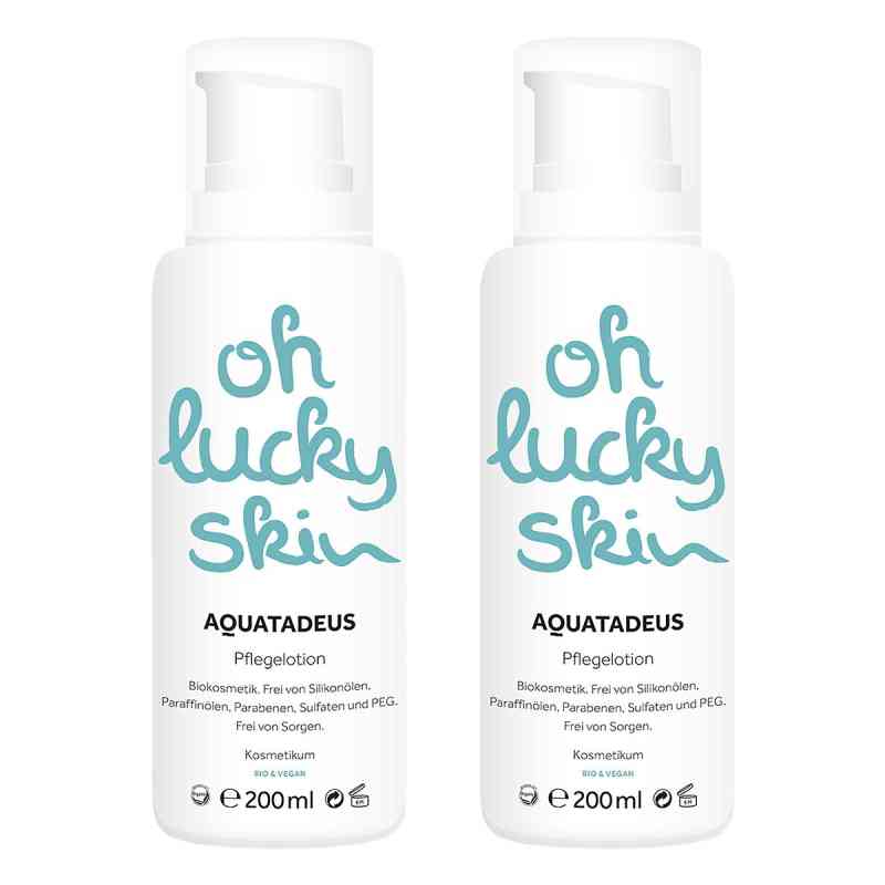 Aquatadeus Pflegelotion Oh Lucky Skin 2x200 ml von Vitrasan GmbH PZN 08105450