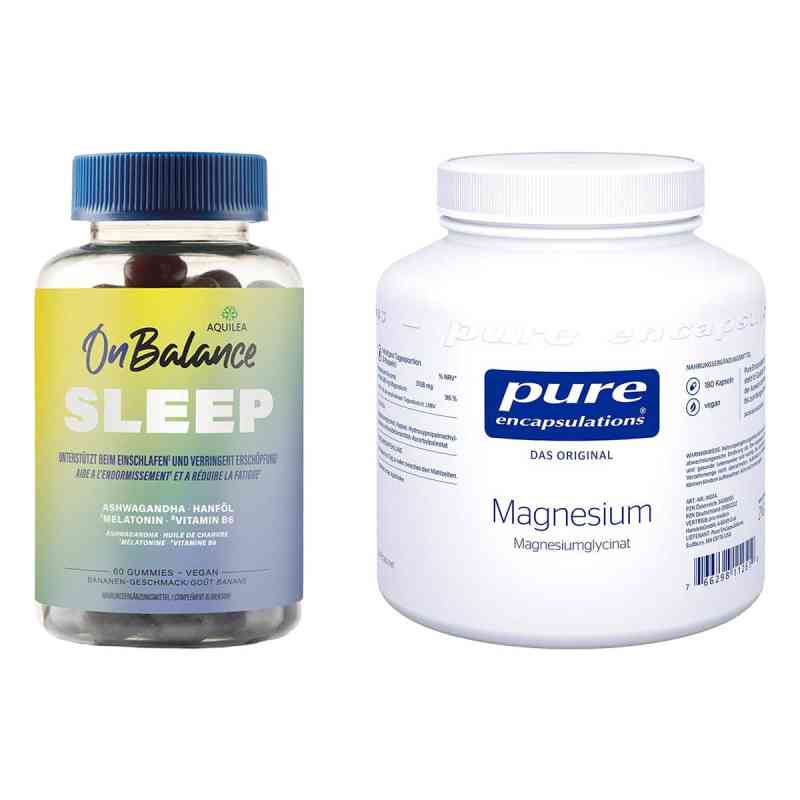 Aquilea Onbalance Sleep Gummies + Pure Encapsulations Magnesium  1 Set von  PZN 08107451