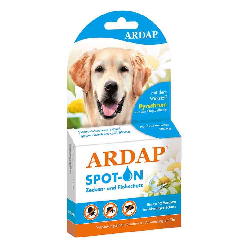 Ardap Spot-on für grosse Hunde über 25 kg 3 stk von ARDAP CARE GmbH PZN 16356325