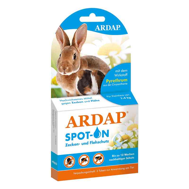 Ardap Spot-on für Kleintiere von 1-4 kg 3 stk von ARDAP CARE GmbH PZN 16356354