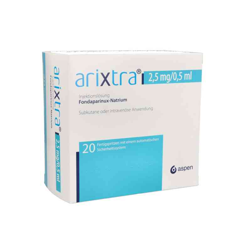Arixtra 2,5 mg/0,5 ml iniecto -lsg.i.e.fertigspritze 20X0.5 ml von CC-Pharma GmbH PZN 07558076