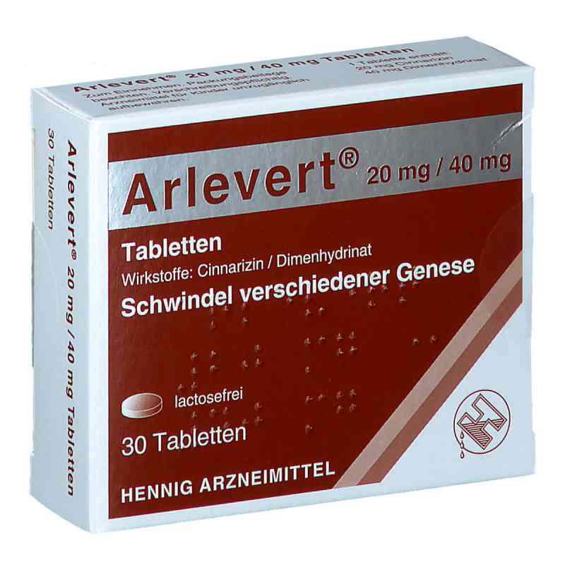 Arlevert 20 mg/40 mg Tabletten 30 stk von Hennig Arzneimittel GmbH & Co. K PZN 08877932