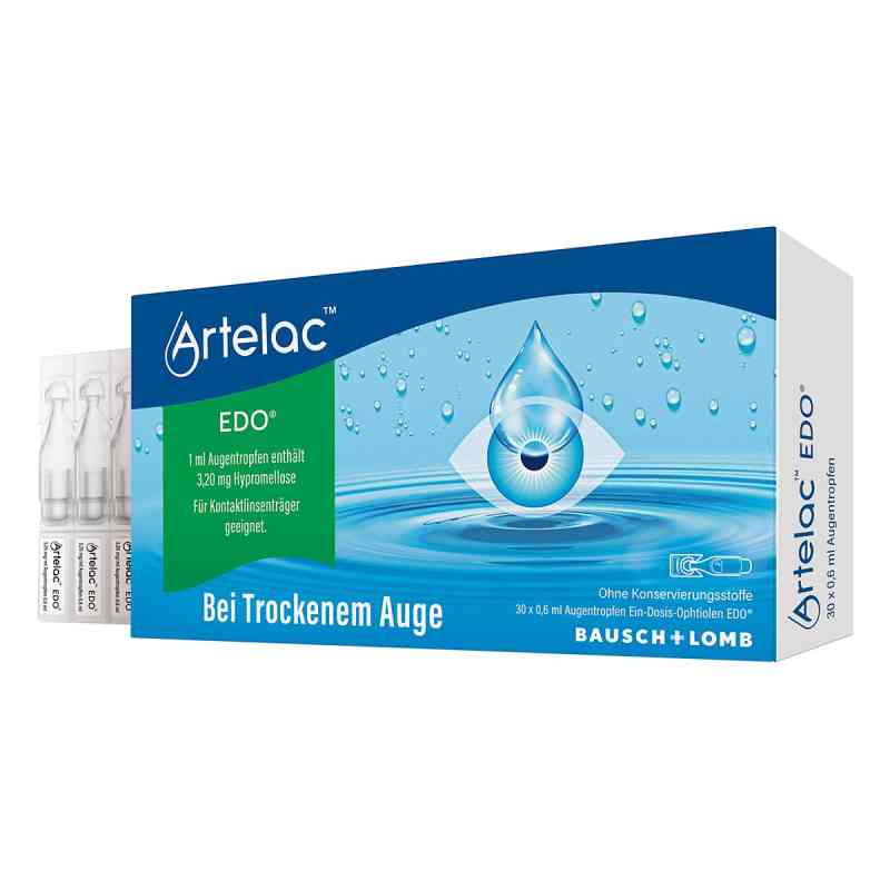 Artelac EDO Augentropfen, Tränenersatzmittel 30X0.6 ml von Dr. Gerhard Mann Chem.-pharm.Fabrik GmbH PZN 07617583